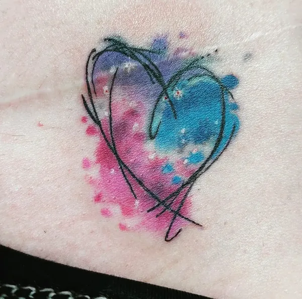 Tatuagem estilo Aquarela