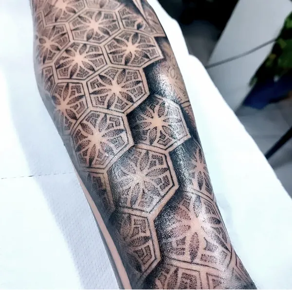 Tatuagem estilo Geométrico
